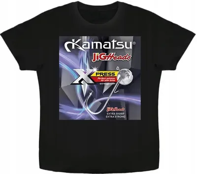 T-SHIRT JIGHEADS SIZE XL KAMATSU
