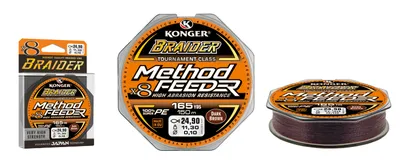 BRAIDER METHOD FEEDER X8 DARK BROWN