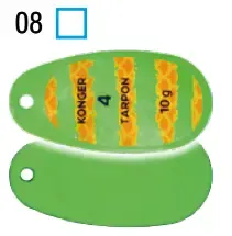 TARPON CHAMPION 1/4g color 08 SPINNER KONGER 1 PIECE
