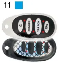 TARPON CHAMPION 1/4g color 11 SPINNER KONGER 1 PIECE